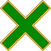 Cross, Saltire Surmounted of Another