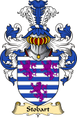 English Coat of Arms (v.23) for the family Stobart