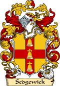 English or Welsh Family Coat of Arms (v.23) for Sedgewick (Lancashire)