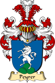 v.23 Coat of Family Arms from Germany for Peyrer