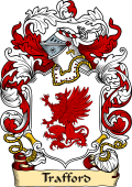 English or Welsh Family Coat of Arms (v.23) for Trafford (Trafford, Lancashire, and Essex)