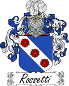 Araldica Italiana Coat of arms used by the Italian family Rossetti