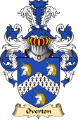 English Coat of Arms (v.23) for the family Overton