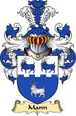 English Coat of Arms (v.23) for the family Man or Mann