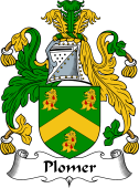 English Coat of Arms for the family Plomer