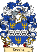 English or Welsh Family Coat of Arms (v.23) for Crooke