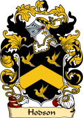 English or Welsh Family Coat of Arms (v.23) for Hodson (Cambridgeshire)