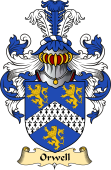 English Coat of Arms (v.23) for the family Orwell