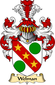 English Coat of Arms (v.23) for the family Welman