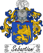 Araldica Italiana Coat of arms used by the Italian family Sebastiani