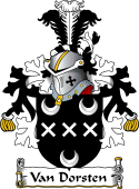 Dutch Coat of Arms for Van Dorsten