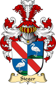 v.23 Coat of Family Arms from Germany for Sieger