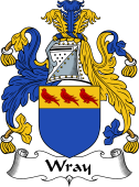 English Coat of Arms for the family Wray or Wrey