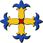 Flory Surmounted by a Cross Avellane