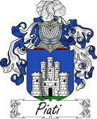 Araldica Italiana Coat of arms used by the Italian family Piati