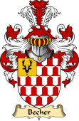 English Coat of Arms (v.23) for the family Becher or Beach