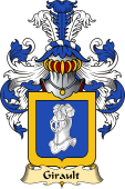 French Family Coat of Arms (v.23) for Girault