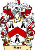 English or Welsh Family Coat of Arms (v.23) for Herd (London)
