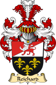 v.23 Coat of Family Arms from Germany for Reichard