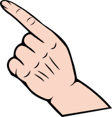 Hand 75 Aversant Pointing