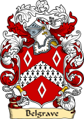 English or Welsh Family Coat of Arms (v.23) for Belgrave
