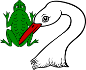 Stork Head Erased-Frog