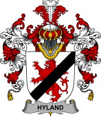 Irish Family Coat of Arms (v.25b) Hyland or O'Hyland
