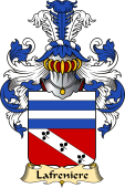 French Family Coat of Arms (v.23) for Freniere or Lafreniere