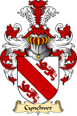Welsh Family Coat of Arms (v.23) for Cynchwr (lord, of Ireland)