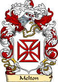 English or Welsh Family Coat of Arms (v.23) for Melton (Lancashire)