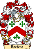 English or Welsh Family Coat of Arms (v.23) for Bedford
