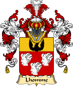 French Family Coat of Arms (v.25) Lhomme (Homme l')