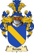 English Coat of Arms (v.23) for the family Scroope or Scrope