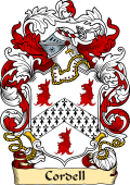 English or Welsh Family Coat of Arms (v.23) for Cordell (Melford, Suffolk)