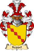 v.23 Coat of Family Arms from Germany for Keppel