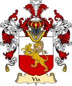 Italian Family Coat of Arms (v.25a) Via