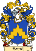 English or Welsh Family Coat of Arms (v.23) for Hamel (Buckinghamshire)