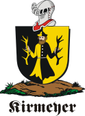 German shield on a mount for Kirmeyer