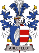 Coat of arms used by the Danish family Ahlefeldt