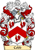 English or Welsh Family Coat of Arms (v.23) for Cobb