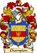 English or Welsh Family Coat of Arms (v.23) for Champion (1565)