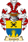 v.23 Coat of Family Arms from Germany for Gontard