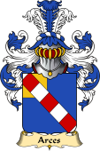 French Family Coat of Arms (v.23) for Arces