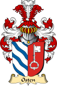 v.23 Coat of Family Arms from Germany for Osten