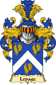 French Family Coat of Arms (v.23) for Lepage