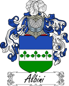 Araldica Italiana Coat of arms used by the Italian family Albini