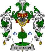 Irish Family Coat of Arms (v.25b) Concanon or O'Concanon