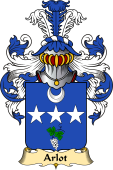 French Family Coat of Arms (v.23) for Arlot
