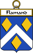 French Coat of Arms Badge for Flamand