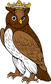 Owl Close Ducally Crowned